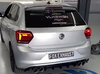 FOX Edelstahl Duplex Sportauspuff-Komplettanlage VW Polo AW 1.0 TSI je 2x100mm rund doppelwandig abgeschrägt