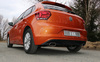 FOX Edelstahl Duplex Sportauspuff VW Polo AW 1.0 TSI je 145x65mm trapezförmig eingerollt abgeschrägt