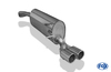 Fox Edelstahl Sportauspuff VW Polo GTI 6R 2x76mm rund eingerollt gerade