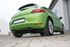 Fox Edelstahl Duplex Sportauspuff VW Scirocco 3 2.0l TFSI TDI je 2x76mm rund doppelwandig abgeschrägt Ø70mm-System