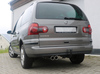 Fox Edelstahl Sportauspuff VW Sharan 1 7M 1.8T u. 2.8l V6 2x80mm rund eingerollt gerade mit Absorber