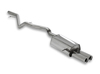 Fox Edelstahl Racing-Komplettanlage ab Kat VW Sharan 1 7M 1.8T u. 2.8l V6 2x80mm rund eingerollt gerade mit Absorber
