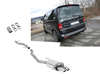 Fox Edelstahl Racing-Komplettanlage ab Kat. VW T5 Bus 2x63mm Dieseloptik scharf 45° nach unten gebogen