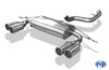 Fox Edelstahl Duplex Sportauspuff VW Tiguan Typ 5N 2x90mm rund eingerollt gerade