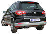 Fox Edelstahl Duplex Sportauspuff-Komplettanlage ab Kat VW Tiguan Typ 5N 2x90mm rund eingerollt gerade ohne Absorber