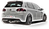 FSW Edelstahl Sportauspuff VW Golf 6 GTI GTD 2x90mm mittig inkl. Diffusor