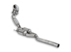 HJS Edelstahl Ø76mm Downpipe mit Kat und OPF Audi S3 8V OPF