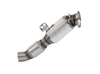 HJS Edelstahl Ø80mm Downpipe mit Kat BMW 1er M140i F20 F21 (für Modelle mit OPF)