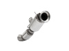 HJS Edelstahl Ø80mm Downpipe mit Kat BMW 3er 340i F30 F31 F34 (für Modelle mit OPF)