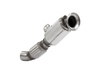 HJS Edelstahl Ø80mm Downpipe mit Kat BMW 3er 340i F30 F31 Limo und Touring (Euro 6 Modelle)