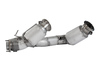 HJS Edelstahl Ø80mm Downpipe mit Kat BMW M2 Competition u. CS F87 (Modelle mit OPF)