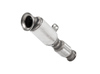 HJS Edelstahl Ø80mm Downpipe mit Kat BMW X4 G02 M40i xDrive