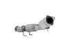 HJS Edelstahl Ø76mm Downpipe mit Kat Ford Focus 3 RS 2.3l Ecoboost