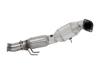 HJS Edelstahl Ø76mm Downpipe mit Kat Ford Focus 3 RS 2.3l Ecoboost