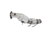 HJS Edelstahl Ø76mm Downpipe mit Kat Ford Focus 3 RS 2.3l Ecoboost