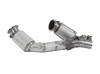 HJS Edelstahl Ø80mm Downpipe mit Kat BMW M2 Competition u. CS F87 (Modelle mit OPF)