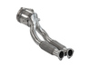 HJS Edelstahl Ø96mm Downpipe mit Sport-Kat Audi RS3 Typ 8V 2017-2018