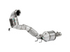 HJS Edelstahl Ø76mm Downpipe mit Kat u. OPF Skoda Octavia RS 2.0l TSI Typ NX