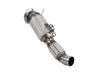 HJS Edelstahl Ø80mm Downpipe mit Kat BMW 1er M140i F20 F21 (für Modelle mit OPF)
