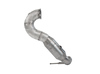 HJS Edelstahl Ø89mm Downpipe mit Kat Mercedes CLA45 AMG C117