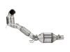 HJS Edelstahl Ø76mm Downpipe mit Kat u. OPF VW Golf 8 GTI inkl. Clubsport