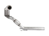 HJS Edelstahl Ø76mm Downpipe mit Kat Seat Leon 5F inkl. Cupra