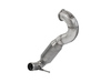 HJS Edelstahl Ø89mm Downpipe mit Kat Mercedes CLA45 AMG C117