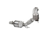 HJS Edelstahl Ø76mm Downpipe mit Kat u. OPF Skoda Octavia RS 2.0l TSI Typ NX