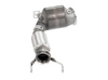 HJS Edelstahl Ø140mm auf Ø70mm Downpipe mit Kat BMW 1er F40 M135i