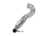HJS Edelstahl Ø89mm Downpipe mit Kat Mercedes CLA45 AMG C117