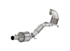 HJS Edelstahl Ø76mm Downpipe mit Kat u. OPF Skoda Octavia RS 2.0l TSI Typ NX