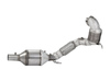 HJS Edelstahl Ø76mm Downpipe mit Kat u. OPF Skoda Octavia RS 2.0l TSI Typ NX
