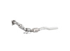HJS Edelstahl Ø70mm Downpipe mit Kat VW Golf 6 GTI inkl. 1.8l