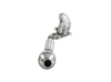 HJS Edelstahl Ø76mm Downpipe mit Kat VW Golf 7 GTI Performance 245 OPF inkl. TCR