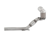HJS Edelstahl Ø70mm Downpipe mit Kat VW Golf 7 GTI