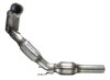 HJS Edelstahl Ø76mm Downpipe mit Kat VW Golf 7 GTI Performance 245 Facelift
