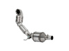 HJS Edelstahl Ø76mm Downpipe mit Kat u. OPF VW Golf 8 GTI inkl. Clubsport