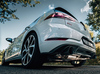 Hurricane V2 Edelstahl Duplex Sportauspuff-Komplettanlage ab Kat mit Klappensteuerung Ø89mm VW Golf 7 GTI Performance Facelift 245PS (Mod. ohne OPF) inkl. Endrohrsatz nach Wahl