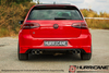 Hurricane V2 Edelstahl Duplex Sportauspuff-Komplettanlage ab Kat mit Klappensteuerung Ø89mm VW Golf 7 R VorFacelift inkl. Endrohrsatz nach Wahl