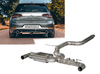 Hurricane V2 Edelstahl Duplex Sportauspuff-Komplettanlage ab OPF mit Klappensteuerung Ø89mm VW Golf 7 GTI Performance 245PS inkl. Endrohrsatz nach Wahl