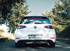 Hurricane V2 Edelstahl Duplex Sportauspuff-Komplettanlage ab Kat mit Klappensteuerung Ø89mm VW Golf 7 GTI Performance Facelift 245PS (Mod. ohne OPF) inkl. Endrohrsatz nach Wahl