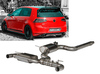 Hurricane V3 Edelstahl Duplex Sportauspuff-Komplettanlage ab Kat mit Klappensteuerung Ø89mm VW Golf 7 GTI Vor-Facelift inkl. Endrohrsatz nach Wahl