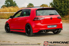 Hurricane V2 Edelstahl Duplex Sportauspuff-Komplettanlage ab Kat mit Klappensteuerung Ø89mm VW Golf 7 R VorFacelift inkl. Endrohrsatz nach Wahl