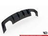 Maxton Heckeinsatz Diffusor schwarz glanz für Audi S3 8V Limousine VFL