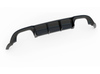 Maxton Heckeinsatz Diffusor schwarz glanz für VW Golf 7 R Facelift