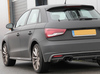 Milltek Edelstahl Racing-Komplettanlage ab Kat Audi A1 inkl. Sportback Typ 8X 1.4l 150/185PS 2x80mm rund doppelwandig abgeschrägt in schwarz
