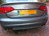 Milltek Edelstahl Duplex Racing-Komplettanlage ab Kat Audi A4 B8 3.0l TDI quattro je 2x80mm rund doppelwandig abgeschrägt