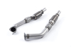 Milltek Edelstahl Downpipe mit 200-Zeller Renn-Kats Audi RS4 B7