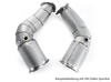 Bull-X Edelstahl Downpipe mit Kat-Ersatzrohr Audi RS5 B9 Bj. 2017-2018
