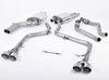 Milltek Edelstahl Duplex Racing-Komplettanlage ab Kat Audi S5 B8 Coupe, Cabrio ab 2011 je 2x100mm rund scharfkantig abgeschrägt